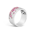 Pink Sapphire & Ruby Confetti Signature Cigar Band