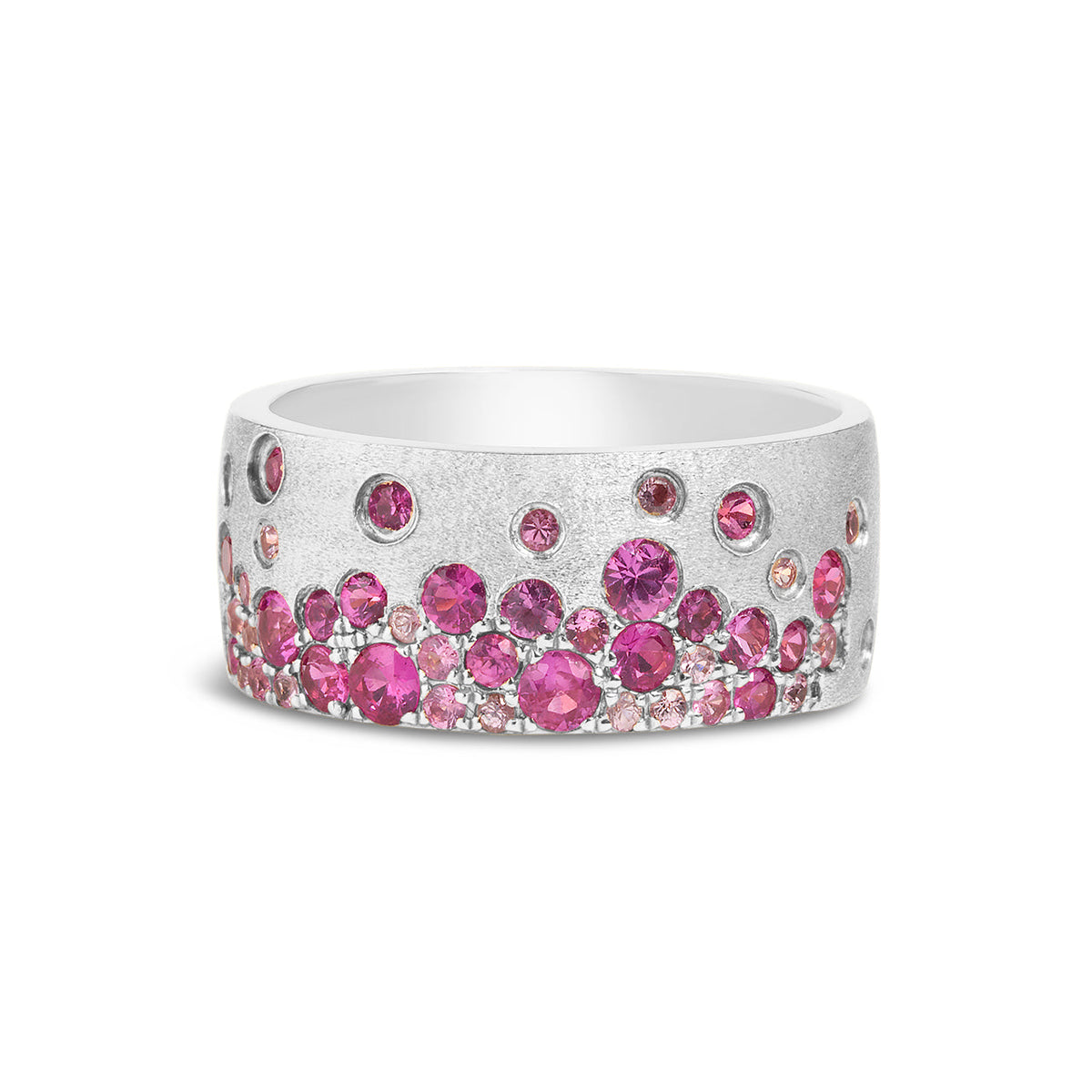 Pink Sapphire & Ruby Confetti Signature Cigar Band