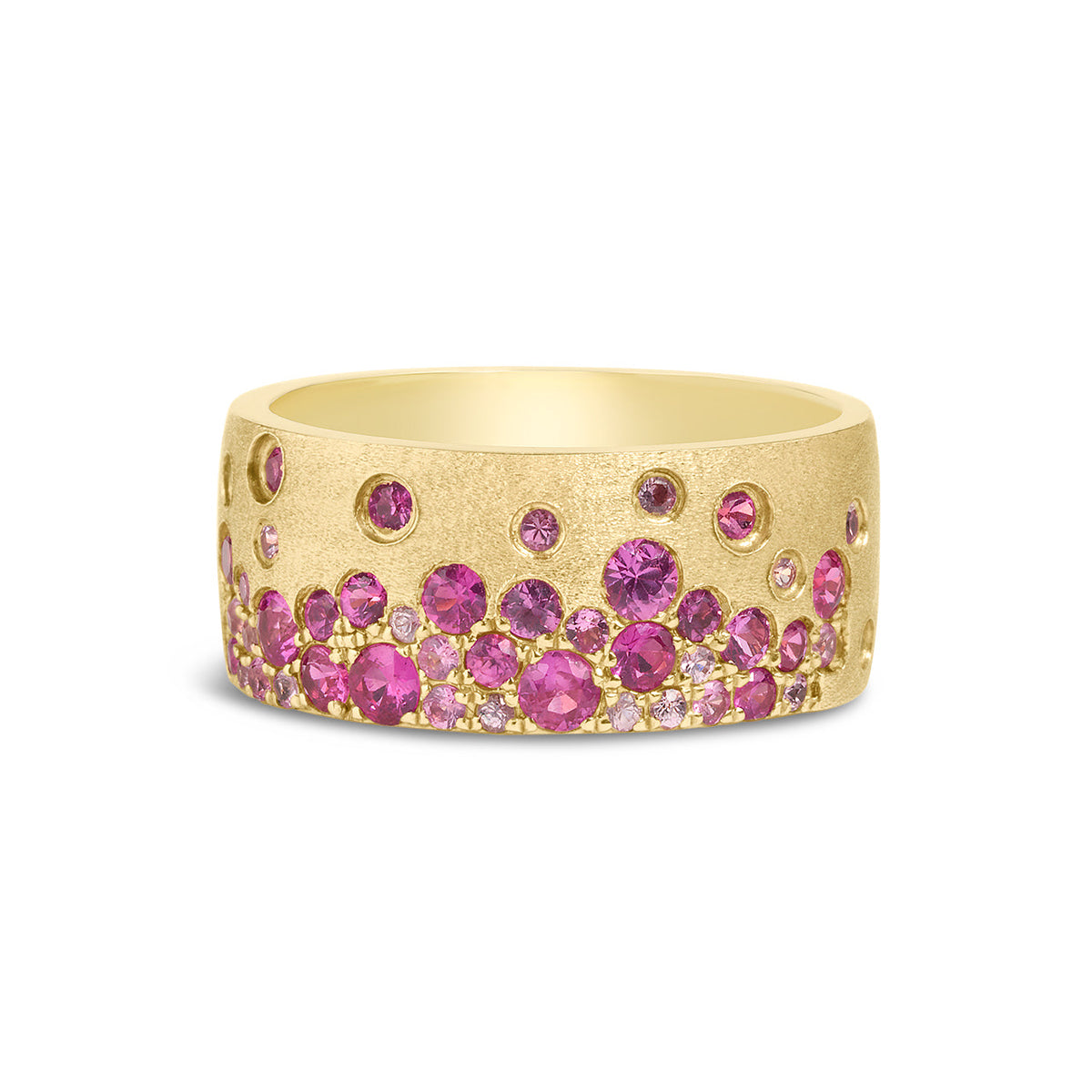 Pink Sapphire & Ruby Confetti Signature Cigar Band