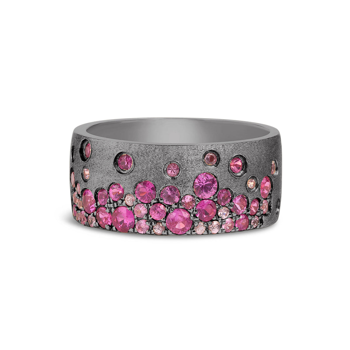 Pink Sapphire & Ruby Confetti Signature Cigar Band