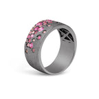 Pink Sapphire & Ruby Confetti Signature Cigar Band