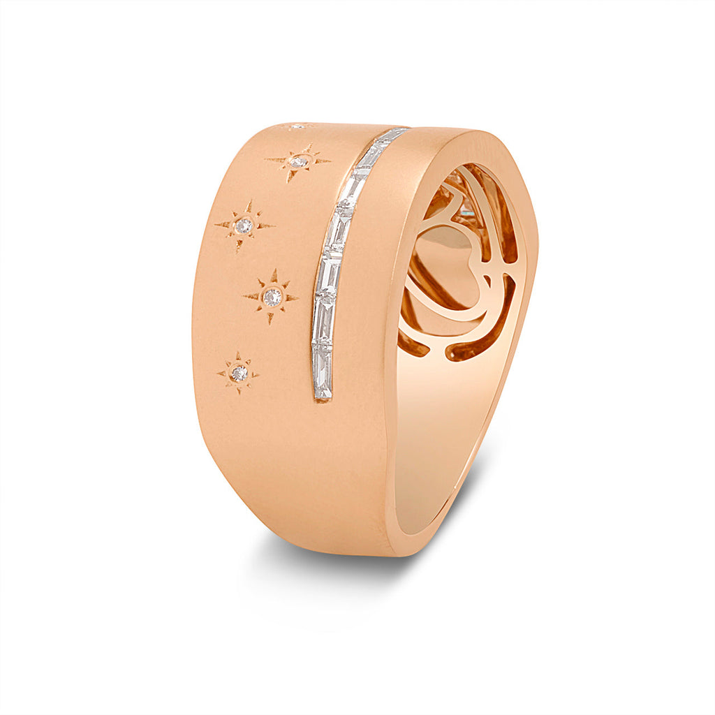 Diamond Celestial Tapered Cigar Band