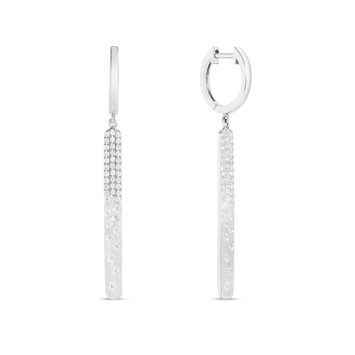 Diamond Petite Confetti Bar Dangle Earring