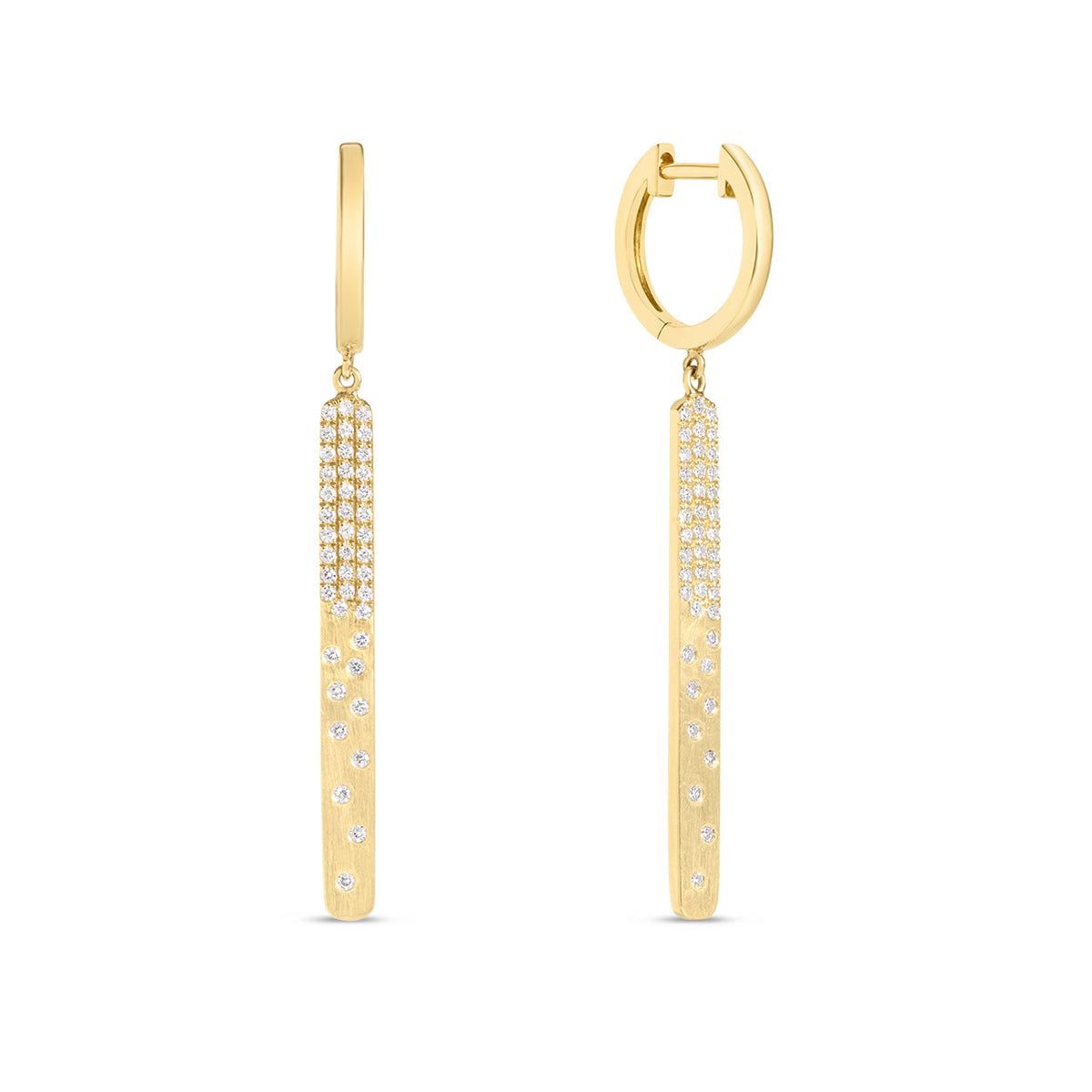 Diamond Petite Confetti Bar Dangle Earring