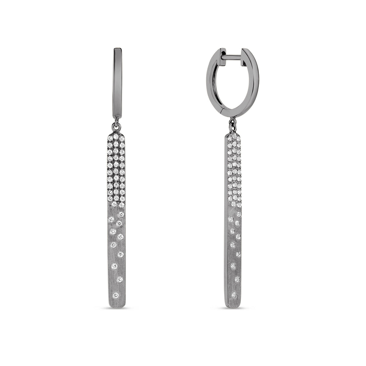 Diamond Petite Confetti Bar Dangle Earring
