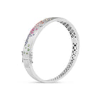 Rainbow Sapphire Confetti Signature Bangle