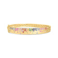 Rainbow Sapphire Confetti Signature Bangle