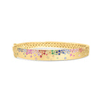 Rainbow Sapphire Confetti Signature Bangle