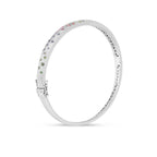 Rainbow Sapphire Confetti 5mm Bangle