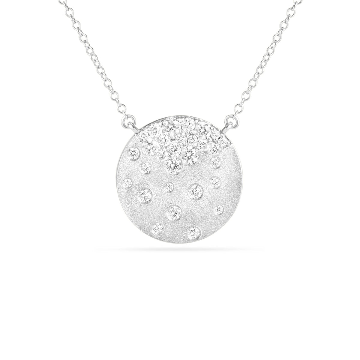 Diamond Confetti Signature Disc Necklace