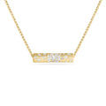 Diamond Confetti Cylinder Spinner Necklace