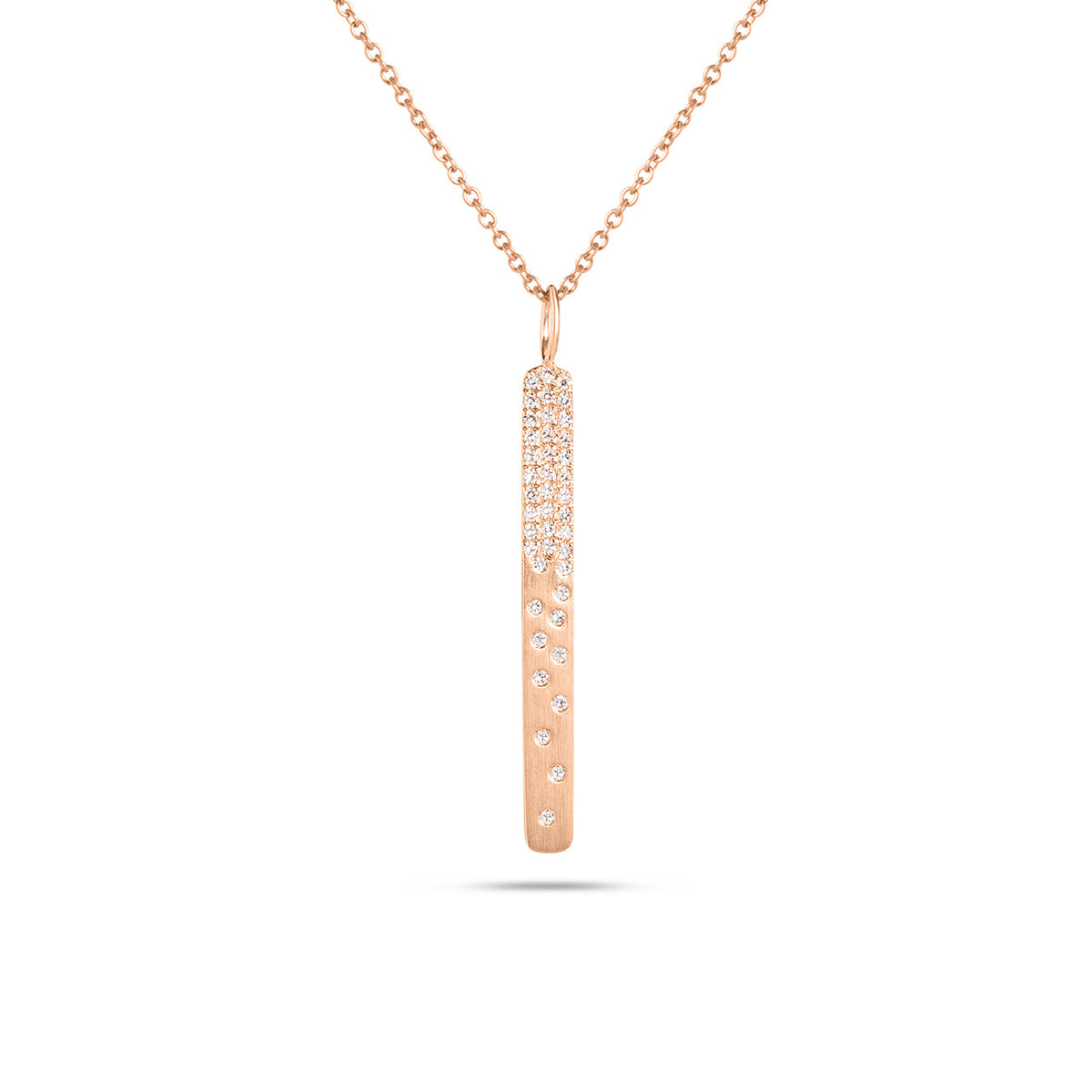Diamond Petite Confetti Bar Necklace