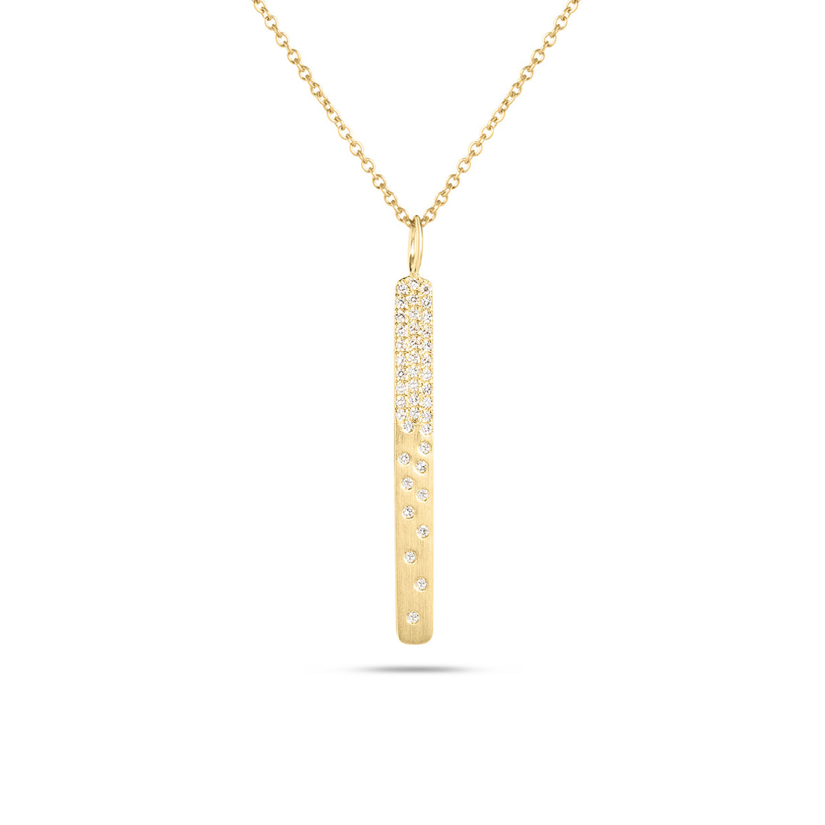 Diamond Petite Confetti Bar Necklace
