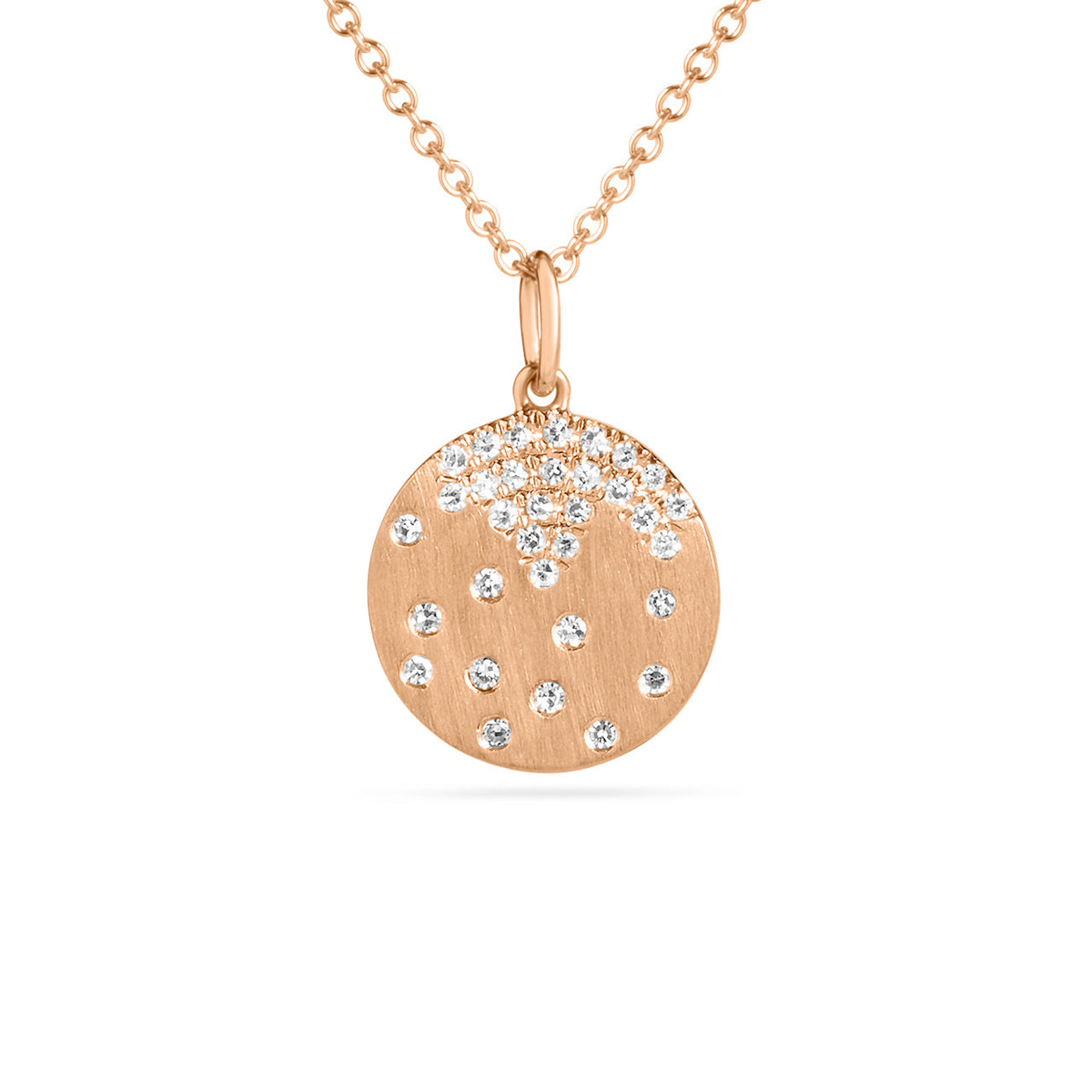 Diamond Petite Confetti Disc Necklace