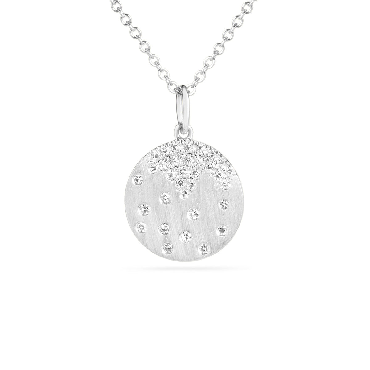 Diamond Petite Confetti Disc Necklace