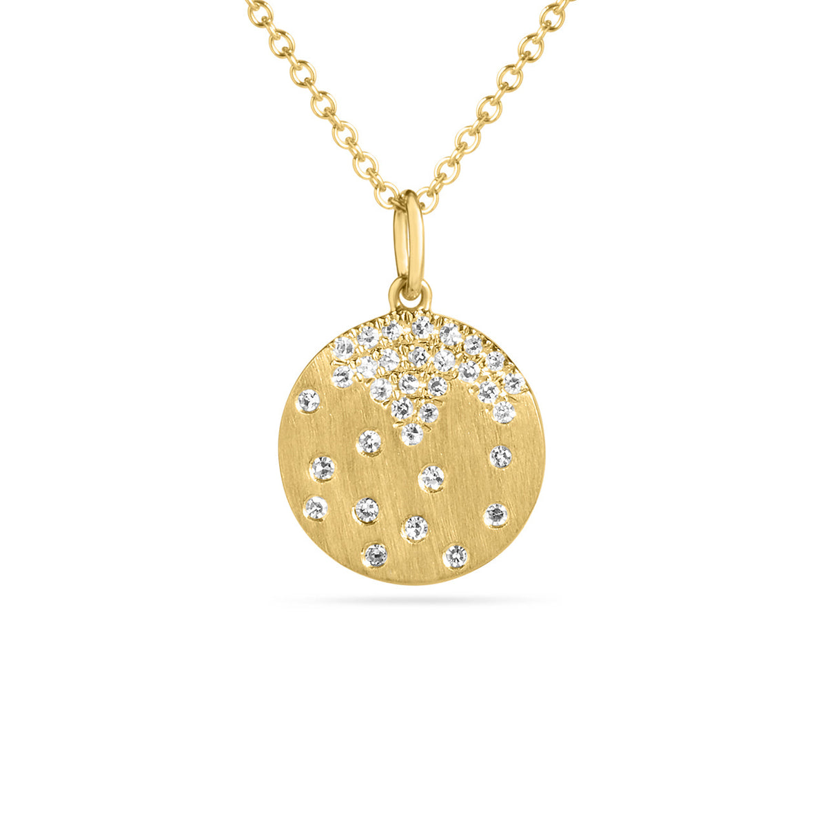 Diamond Petite Confetti Disc Necklace