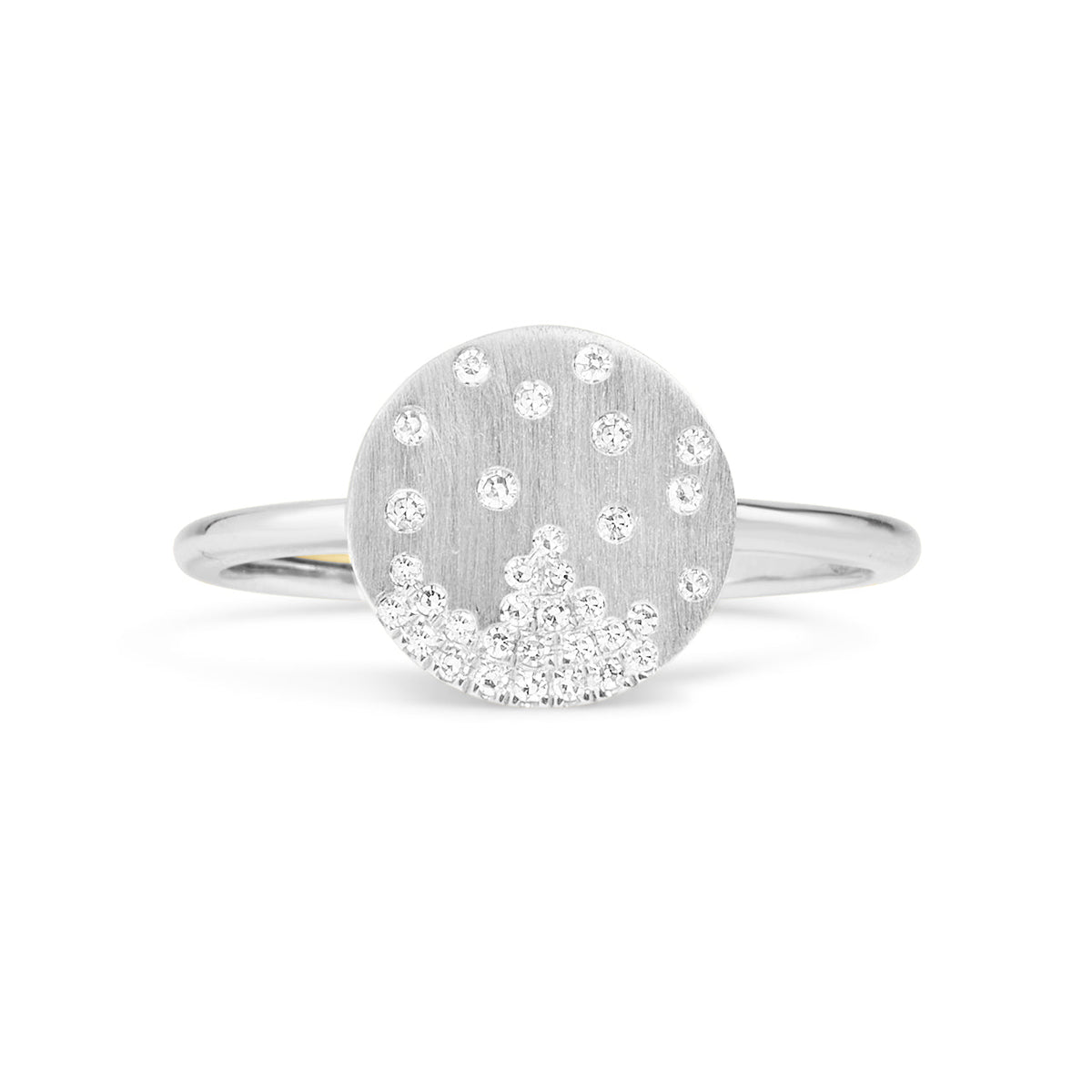 Diamond Petite Confetti Disc Ring