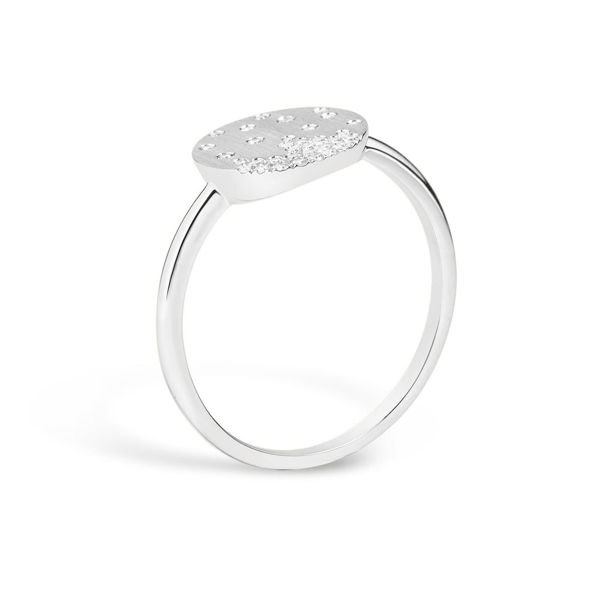 Diamond Petite Confetti Disc Ring