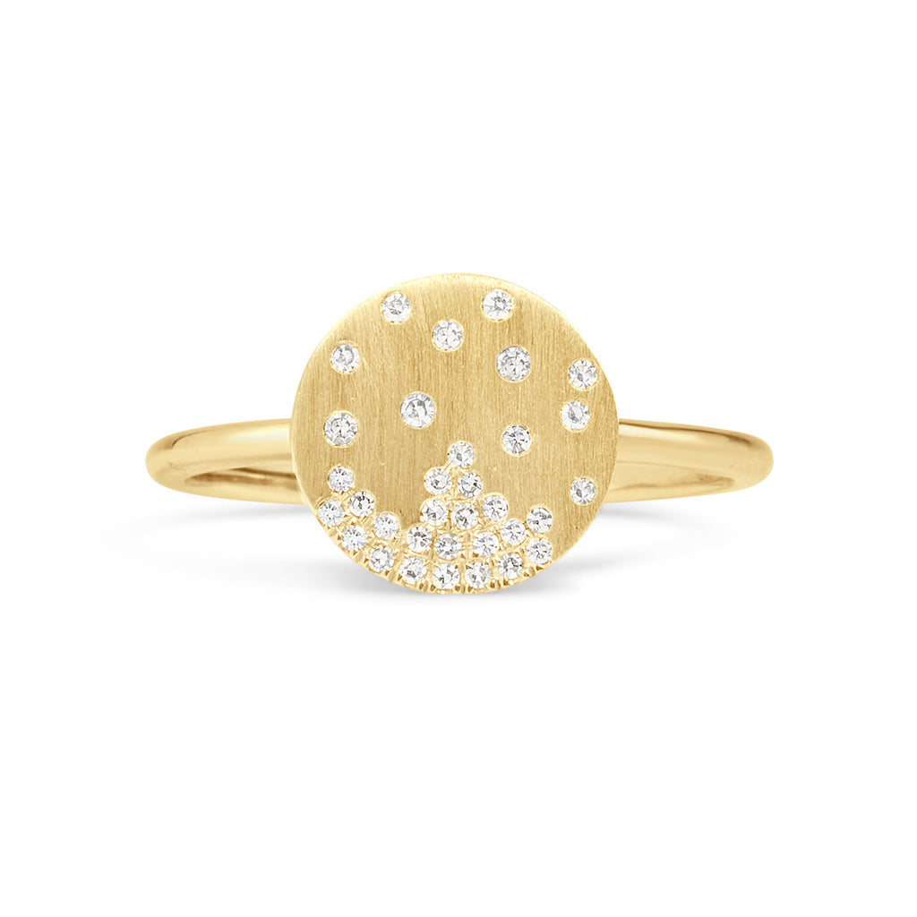 Diamond Petite Confetti Disc Ring