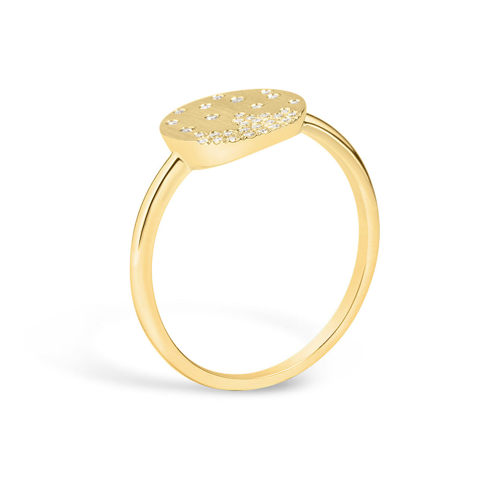 Diamond Petite Confetti Disc Ring