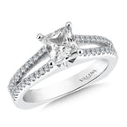 Split Shank Style Engagement Ring — R034W