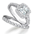 Halo Engagement Ring — R083W