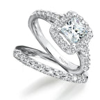 Halo Engagement Ring — R083W