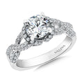Spiral Style Engagement Ring — R090W