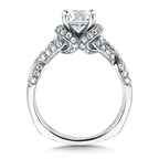 Spiral Style Engagement Ring — R090W