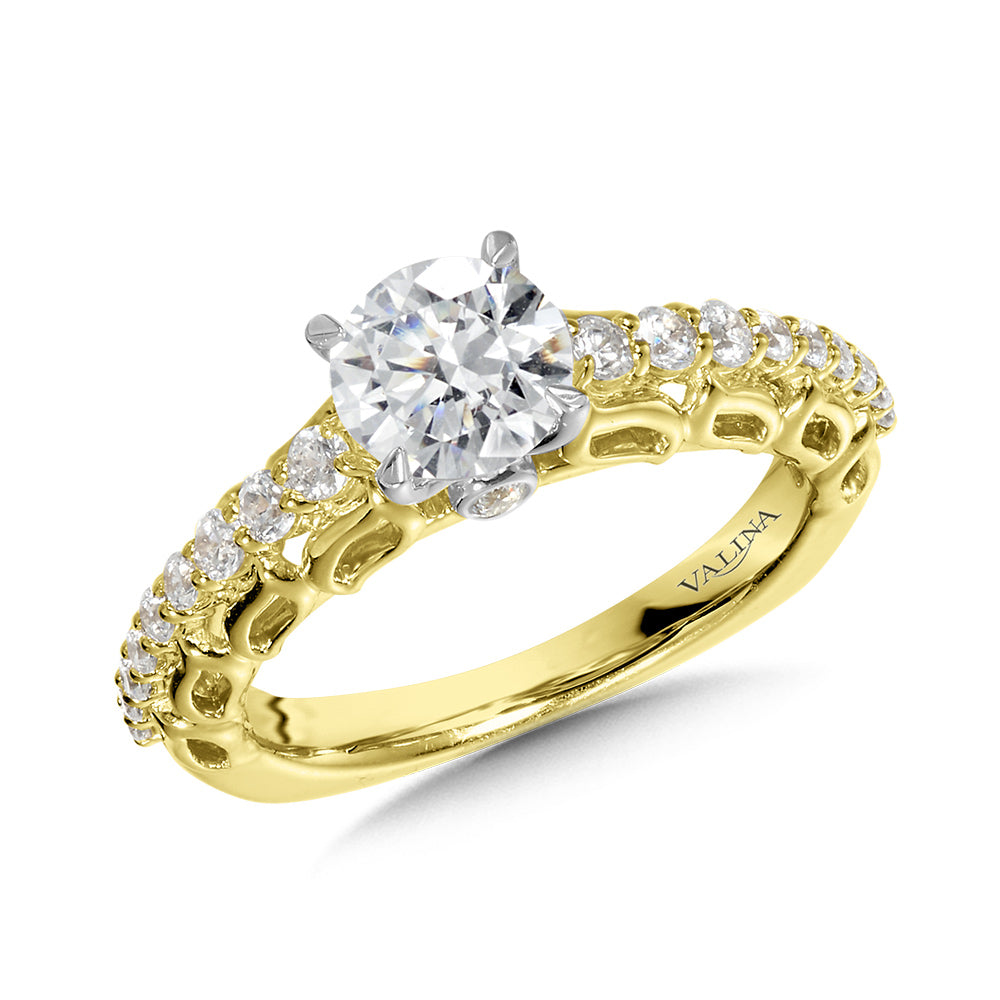 Diamond Engagement Ring — R1015Y