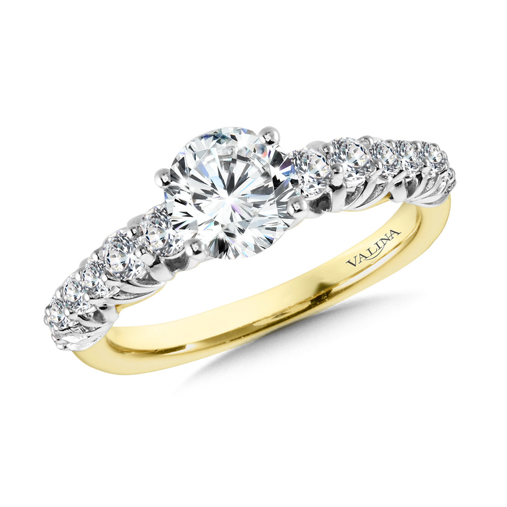 Diamond Engagement Ring — R1016YW