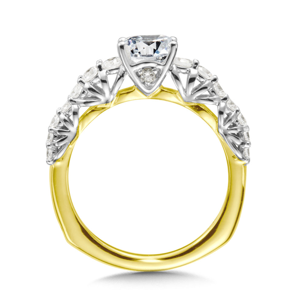 Diamond Engagement Ring — R1016YW