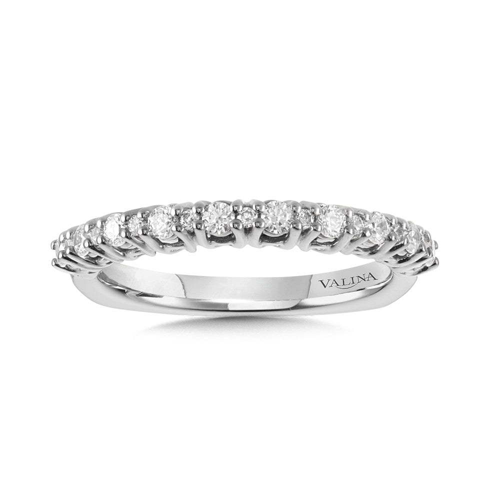 Decorative Diamond Wedding Band — R1023BW