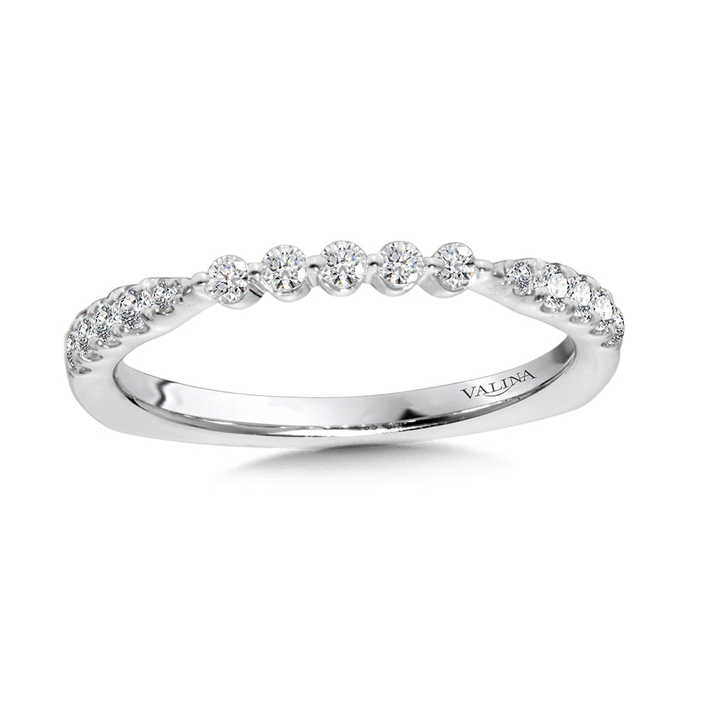 Tapered Diamond Wedding Band — R1032BW