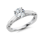 Diamond Solitaire Engagement Ring — R1040W