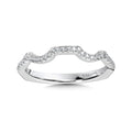 Arching Diamond Wedding Band — R1051BW