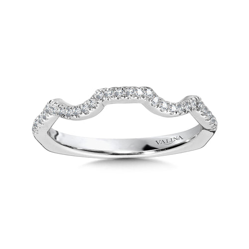 Arching Diamond Wedding Band — R1051BW