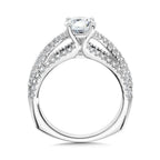 Split Shank Diamond Engagement Ring — R1057W