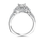 Princess-Cut Diamond Engagement Ring — R1060W