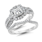 Princess-Cut Diamond Engagement Ring — R1060W