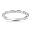 Baguette-Cut Diamond Wedding Band — R1062BW