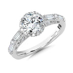 Halo Diamond Engagement Ring — R1062W