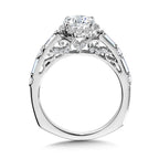 Halo Diamond Engagement Ring — R1062W