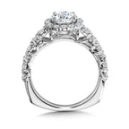 Halo Diamond Engagement Ring — R1066W