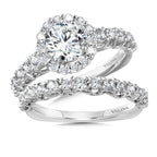 Halo Diamond Engagement Ring — R1066W