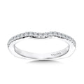 Curved Diamond Wedding Band — R1072BW