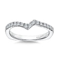 Zig-Zag Diamond Wedding Band — R1078BW