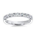 Unique Straight Diamond Wedding Band — R1080BW