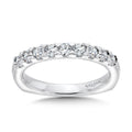 Unique Straight Diamond Wedding Band — R1082BW