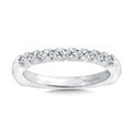 Unique Straight Diamond Wedding Band — R1083BW